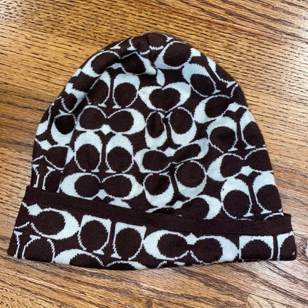 Coach Beanie Reversible